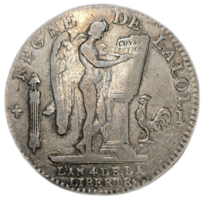 Constitution, écu de 6 livres François 1792 Limoges