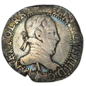 Henri III, franc au col plat 1579 Paris