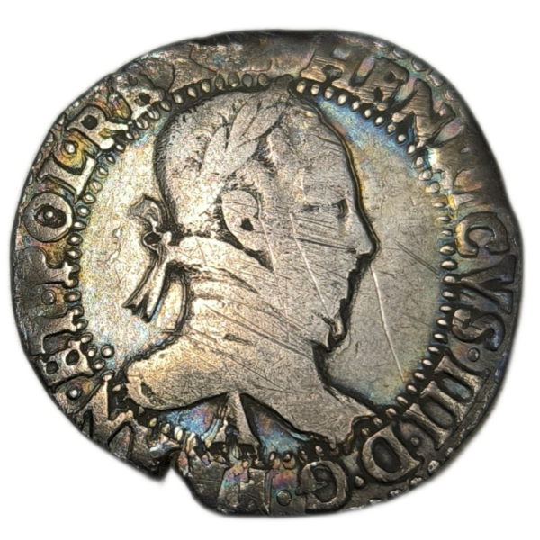 Henri III, franc au col plat 1579 Paris
