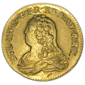 Louis XV, Louis d&rsquo;or aux lunettes 1726 Lille