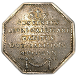 Jeton, Louis XV, assemblée du clergé 1770