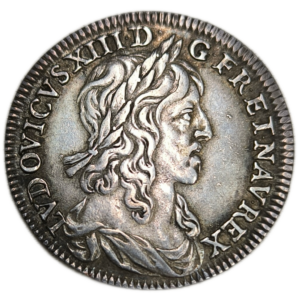 Louis XIII, quart d’écu, buste drapé 1642 Paris