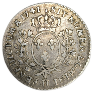 Louis XV, dixième d’écu au bandeau 1741 La Rochelle