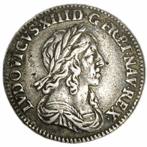 Louis XIII, douzième d’écu, buste drapé et cuirassé 1642 Paris