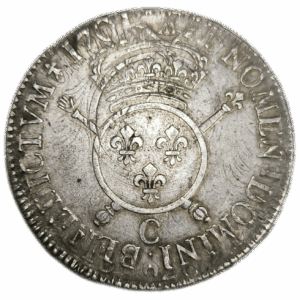 Louis XIV, écu aux insignes 1701 Caen