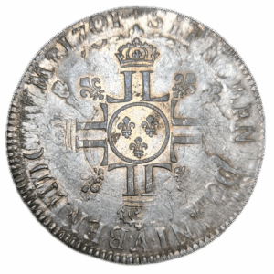 Louis XIV, écu aux 8 L, 2ème type 1704 Paris