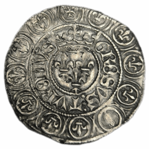 Charles VI, gros aux lis sous une couronne Rouen