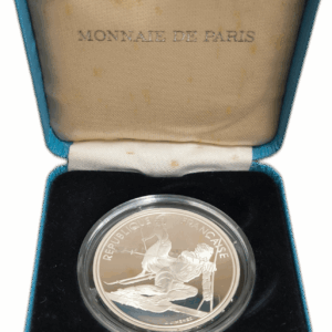 Vème République, 100 francs JO Albertville 92, slalom 1990