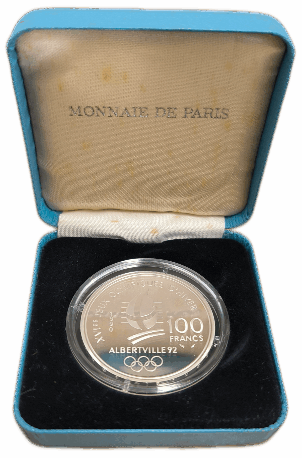 Vème République, 100 francs JO Albertville 92, slalom 1990