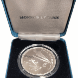 Vème République, 100 francs JO Albertville 92, saut à ski 1991