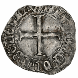 Duché de Bretagne, Jean V, blanc aux neuf mouchetures Rennes