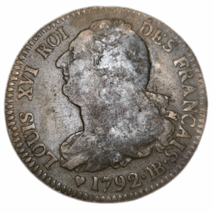 Constitution, 2 sols type Français 1792 Strasbourg