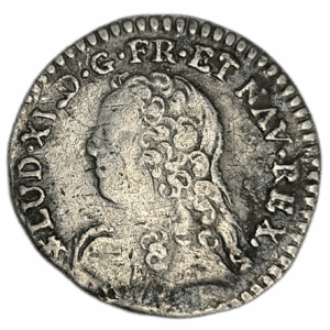 Louis XV, vingtième d&rsquo;écu aux branches d&rsquo;olivier 1732 Nantes