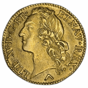 Louis XV, Louis d’or au bandeau 1770 Lille