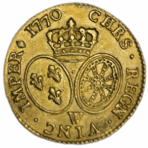 Louis XV, Louis d’or au bandeau 1770 Lille