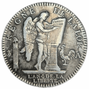 Constitution, écu de 6 livres François 1792 Paris