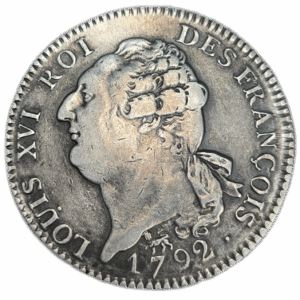 Constitution, écu de 6 livres François 1792 Paris