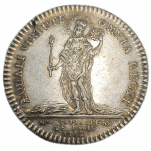 Jeton, Louis XV, corporation des tapissiers 1752