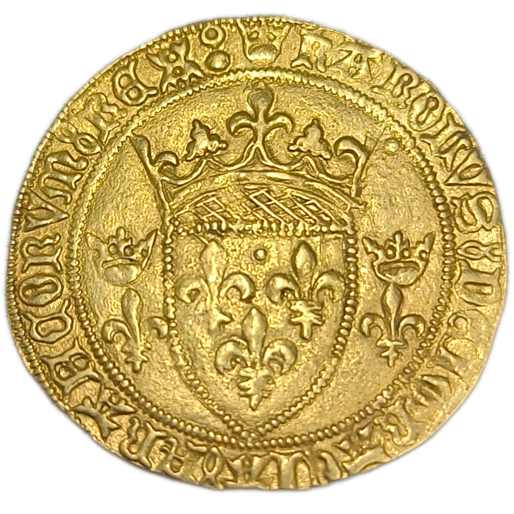 Charles VII, écu d'or à la couronne Montpellier