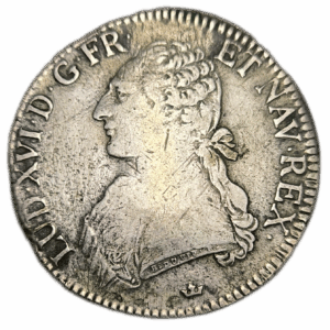 Louis XVI, écu aux branches d&rsquo;olivier 1777 Toulouse