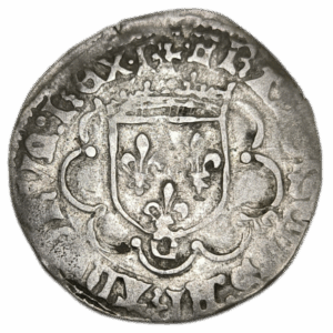 François 1er, douzain à la croisette Poitiers