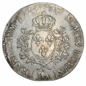 Louis XV, écu de Béarn au bandeau 1765 Pau