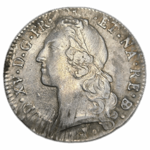 Louis XV, écu de Béarn au bandeau 1765 Pau