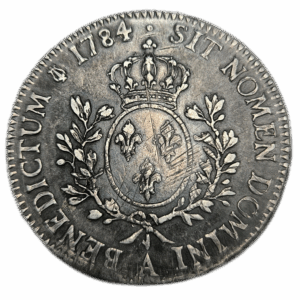 Louis XVI, écu aux branches d&rsquo;olivier 1784 Paris