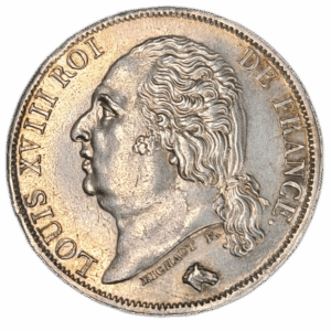 Louis XVIII, 1 franc 1824 Paris