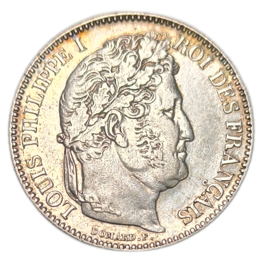 Louis-Philippe 1er, 1 franc couronne de chêne 1846 Paris
