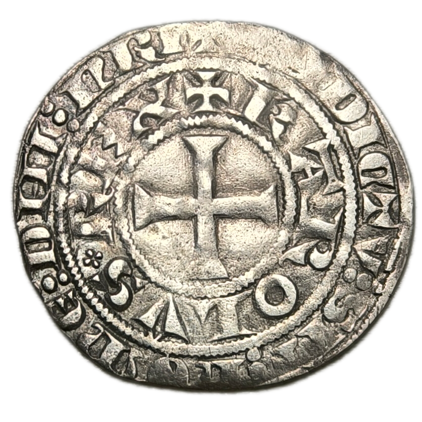 Charles IV, maille blanche, 1ère émission