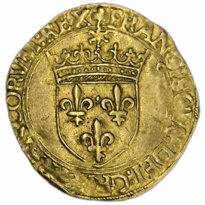 François 1er, écu d&rsquo;or au soleil, 5ème type Toulouse