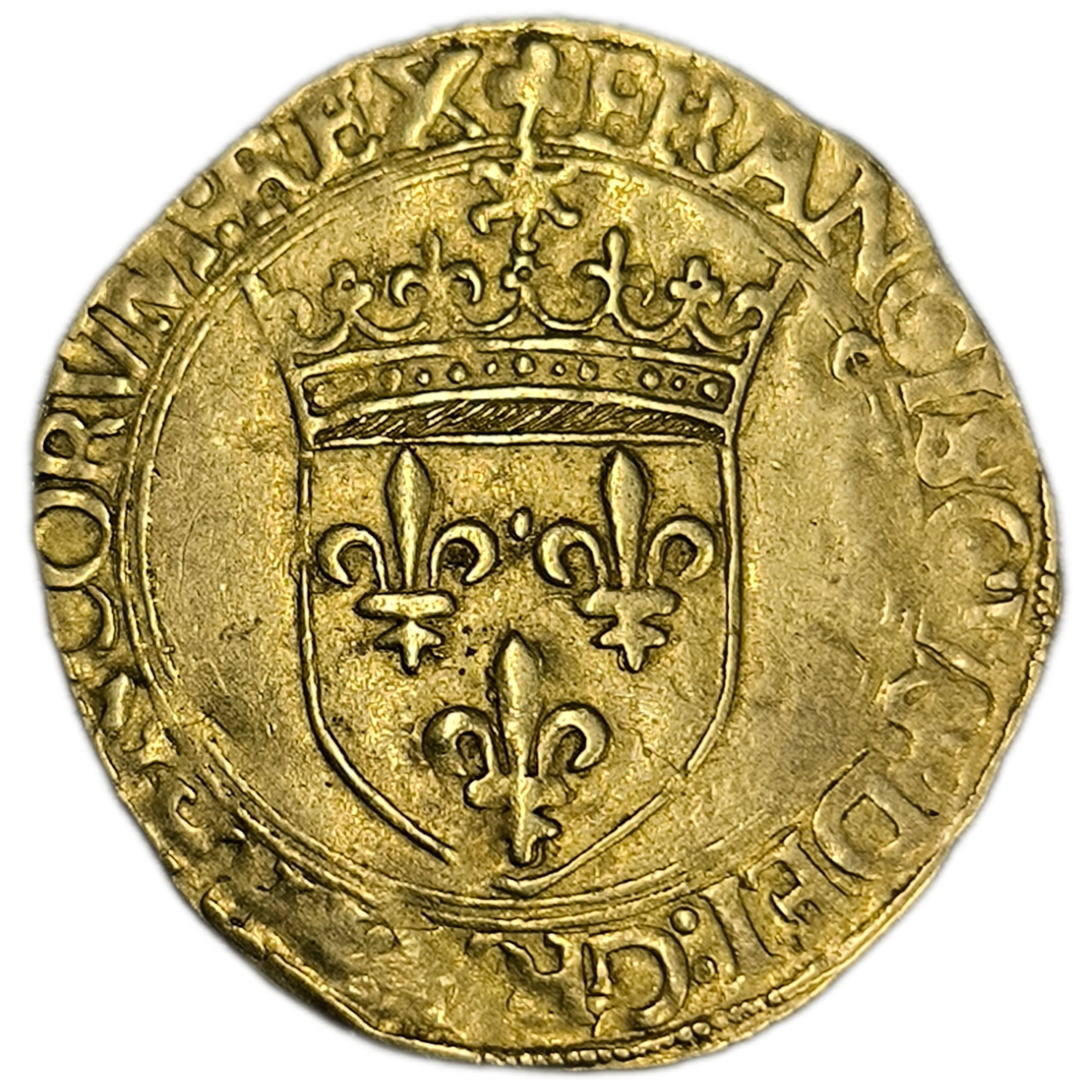 François 1er, écu d'or au soleil, 5ème type Toulouse