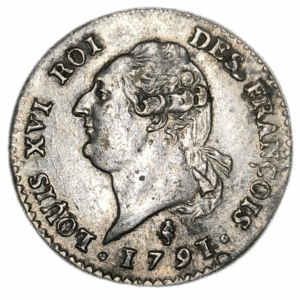 Constitution, 15 sols au génie, type François 1791 Paris