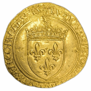 Louis XII, écu d’or au soleil La Rochelle