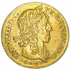 Louis XIII, Louis d&rsquo;or 1641 Paris