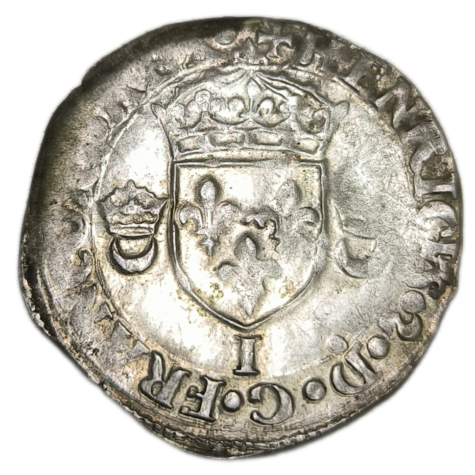 Henri II, douzain aux croissants 1551 Limoges