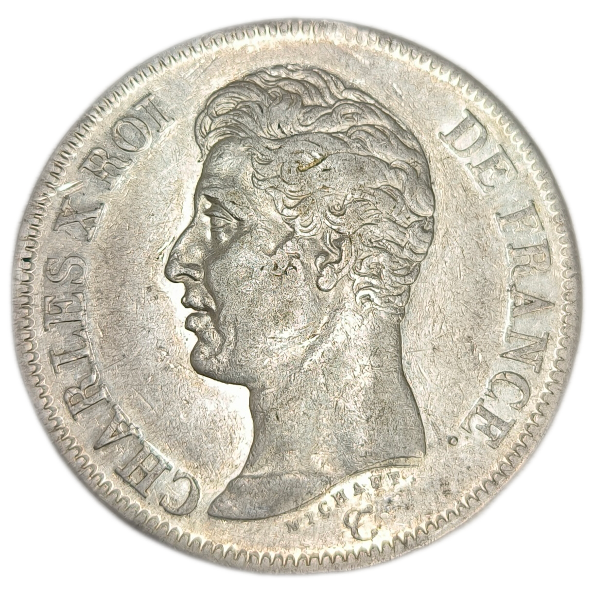 Charles X, 5 francs, 1er type 1825 Paris