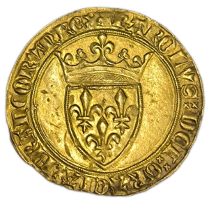 Charles VI, écu d’or à la couronne Romans