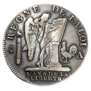 Constitution, demi-écu de 3 livres François 1793 Paris