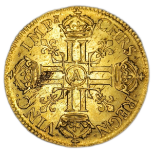 Louis XIV, Louis d’or au buste juvénile 1662 Paris