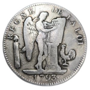 Convention, écu de 6 livres Françoise 1793 Paris