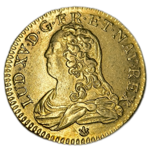 Louis XV, Louis d’or aux lunettes 1726 Lyon
