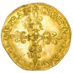 Charles IX, écu d&rsquo;or au soleil 1564 Angers