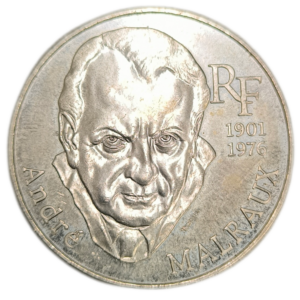 Vème République, 100 francs André Malraux 1997
