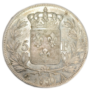 Charles X, 5 francs, 2ème type 1830 Paris