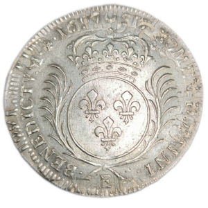 Louis XIV, demi-écu aux palmes 1697 Tours