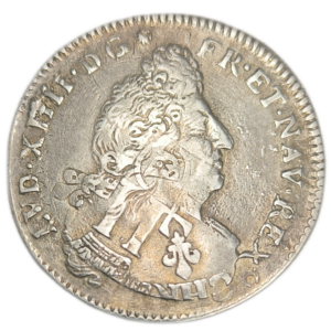 Louis XIV, quart d&rsquo;écu aux palmes 1693 Reims