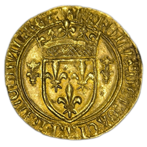 Charles VII, écu d’or à la couronne Montélimar