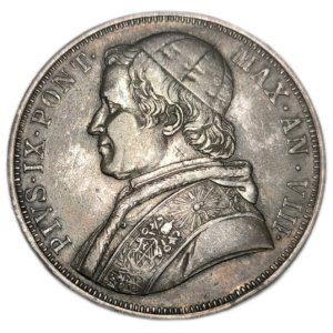 Pie IX, 1 scudo 1853 Rome